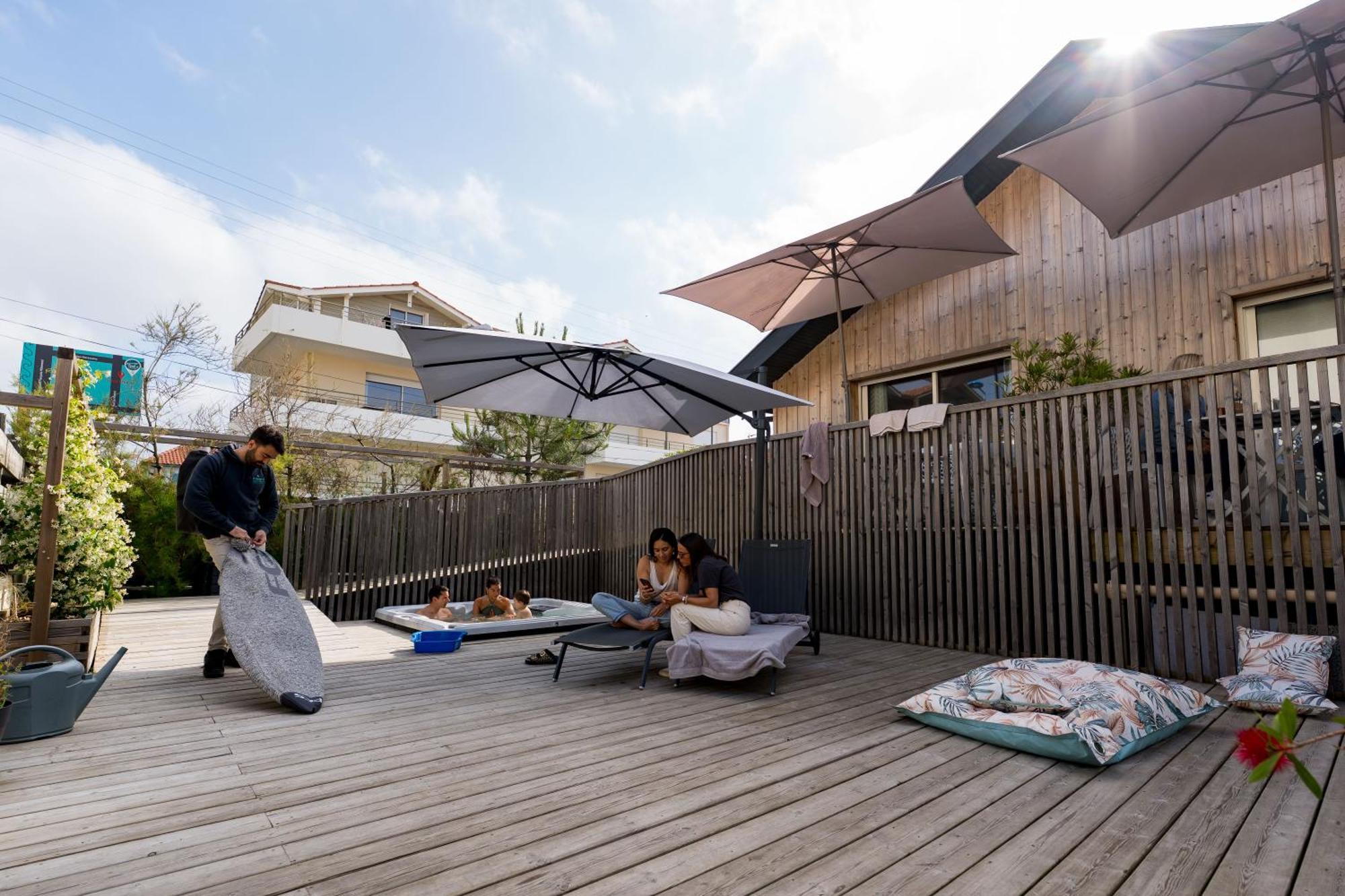 Bed and Breakfast Ted Surf House Capbreton Exteriér fotografie